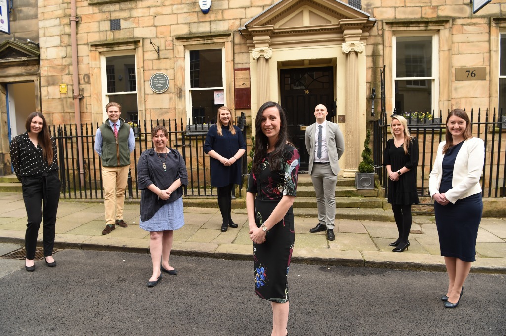 The Lancaster Team outside their new office at76 Church Street