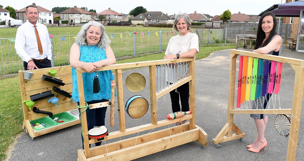 Unique Kidz & Co buy their building: Ed, Denise, Jane and Hannah