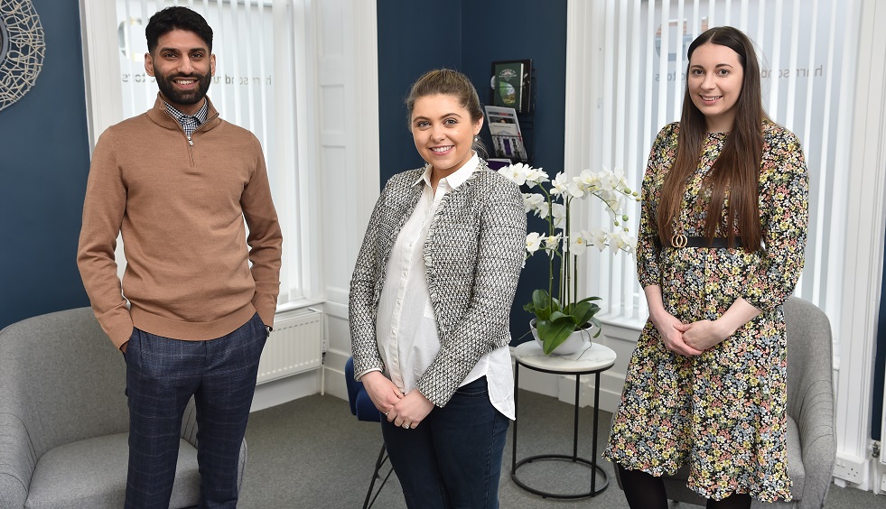 Harrison Drury CSR Team - Hasin Amin, Kate Walmsley, Rebecca Patience 